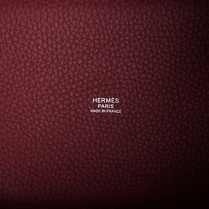 Hermes Taurillon Clemence Picotin Lock 18 PM Rubis 5 of 10