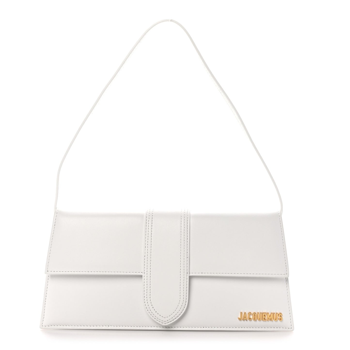 Smooth Calfskin Le Bambino Long White