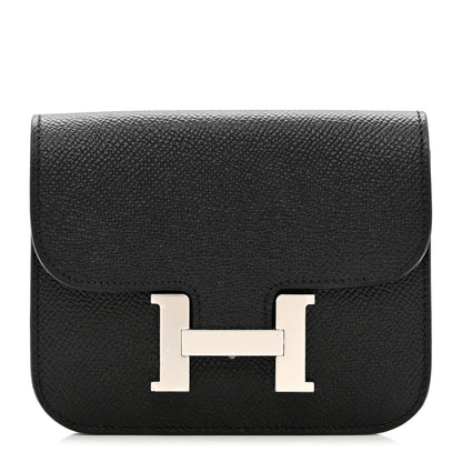 Hermes Epsom Constance Slim Wallet Black 1 of 8
