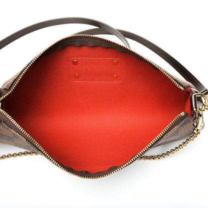 Louis Vuitton Damier Ebene Eva Clutch 5 of 6