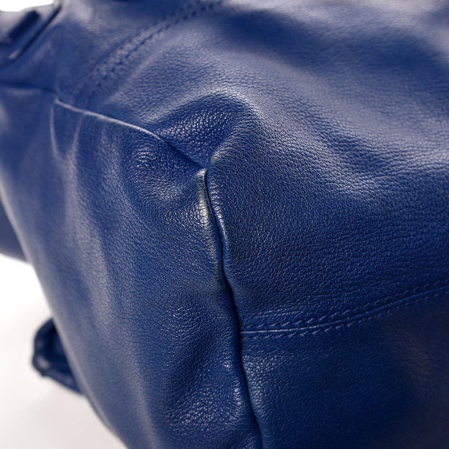 Sugar Goatskin Medium Pandora Deep Blue