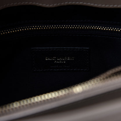 Saint Laurent Calfskin Y Quilted Monogram Medium Loulou Chain Satchel Dark Latte 8 of 11