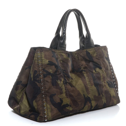 Prada Tessuto Nylon Camouflage Tote Mimetico 3 of 9