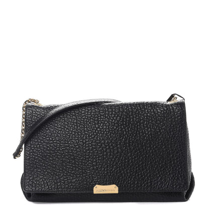 Burberry Signature Grain Large Mildenhall Shoulder Bag Black 1 of 8
