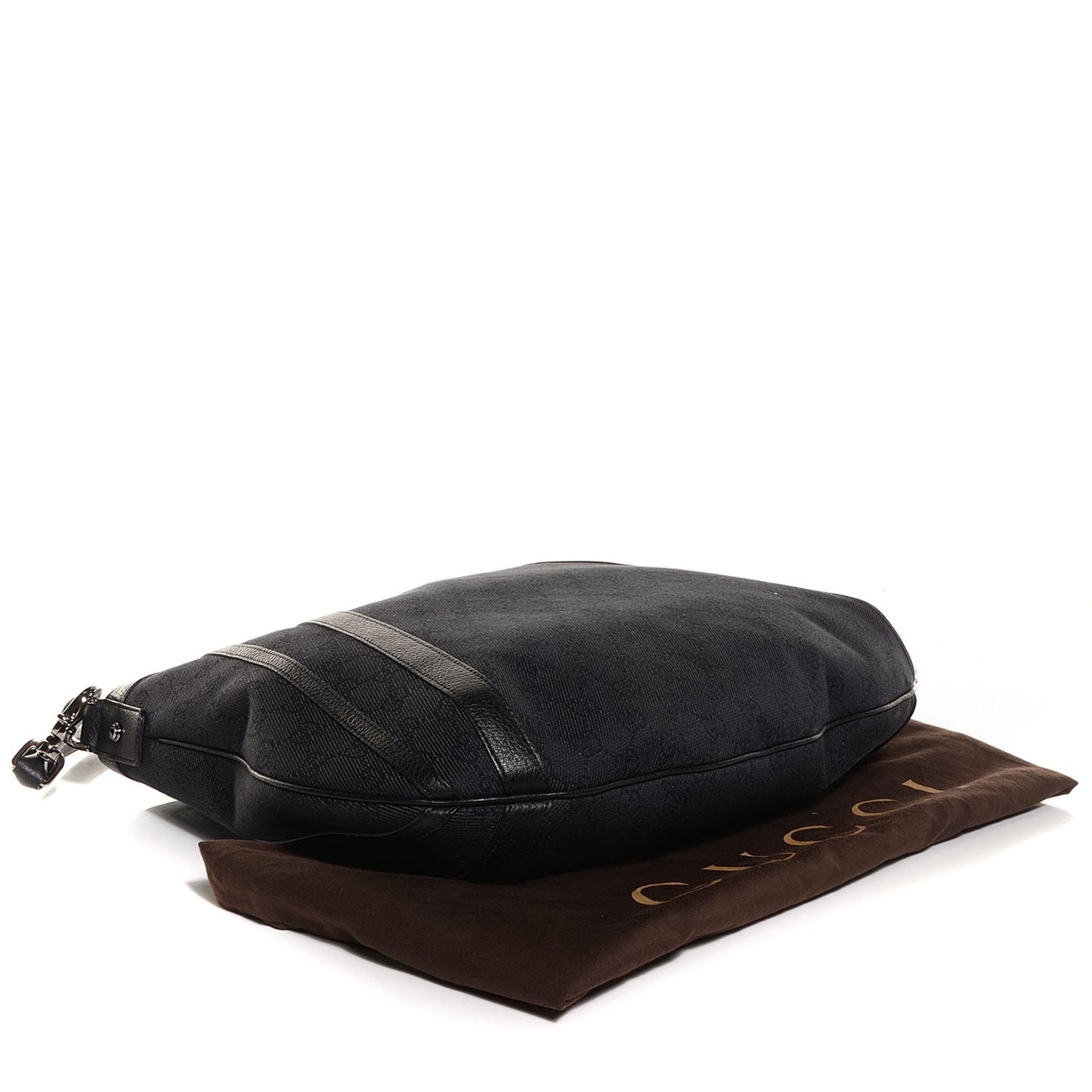 Monogram Medium Abbey Convertible Tote Black
