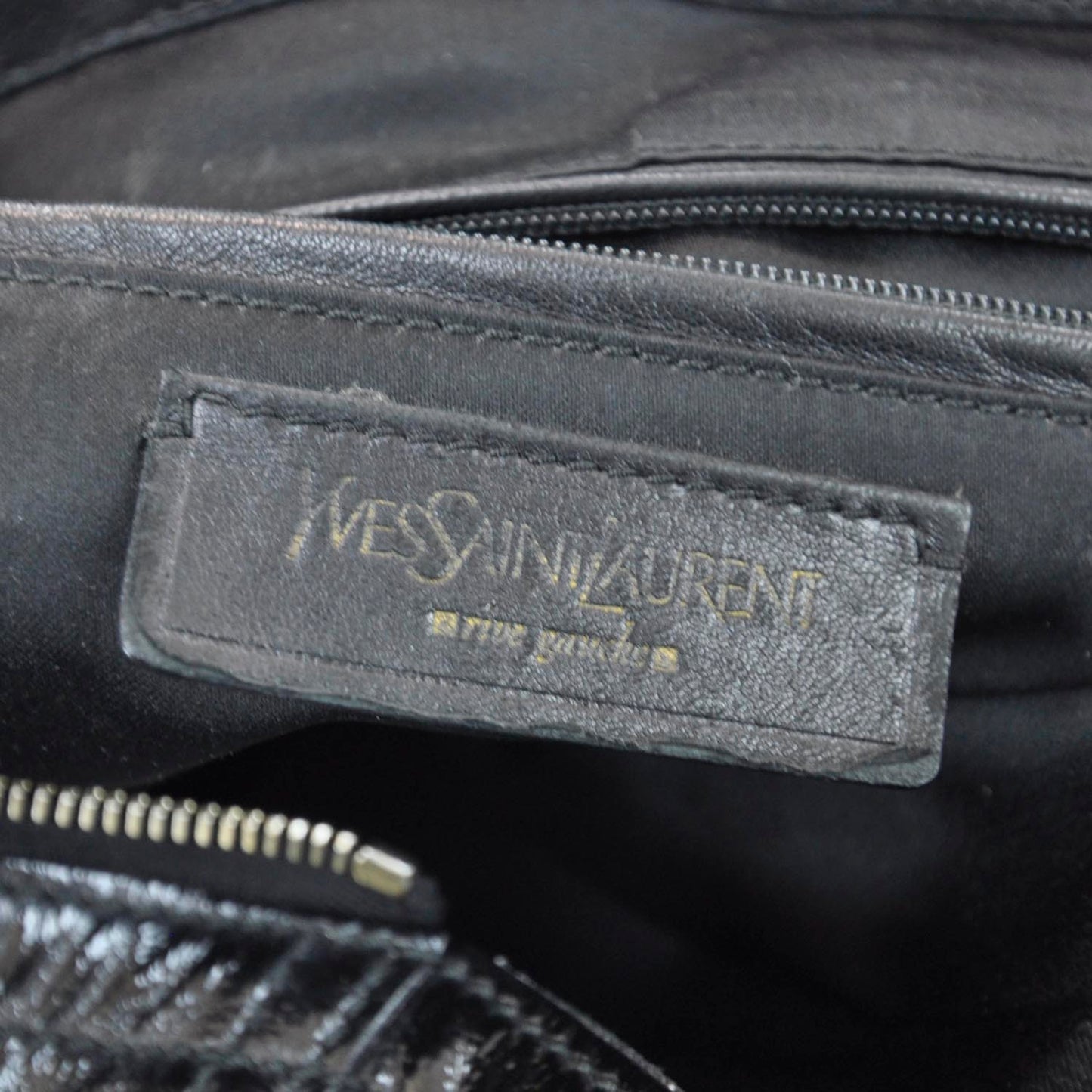 Patent Large Downtown Tote Black