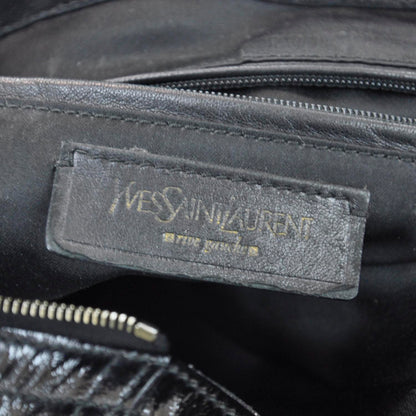 Saint Laurent Patent Large Downtown Tote Black 8 of 9