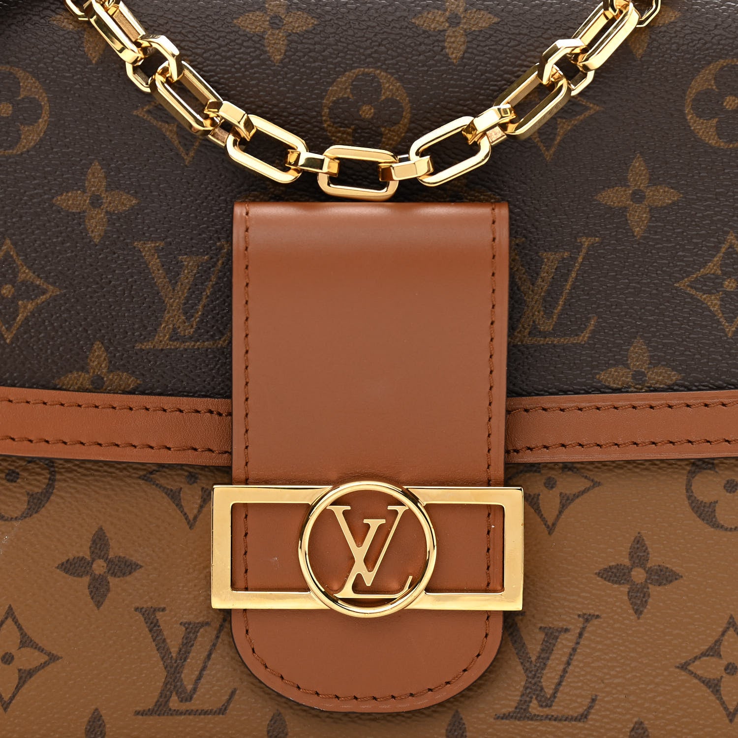 Louis Vuitton Reverse Monogram Dauphine MM 7 of 10