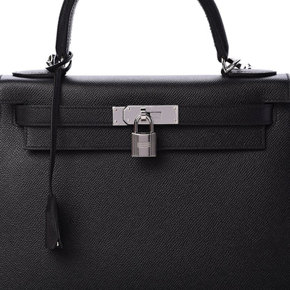 Hermes Epsom Kelly Sellier 28 Black 9 of 10