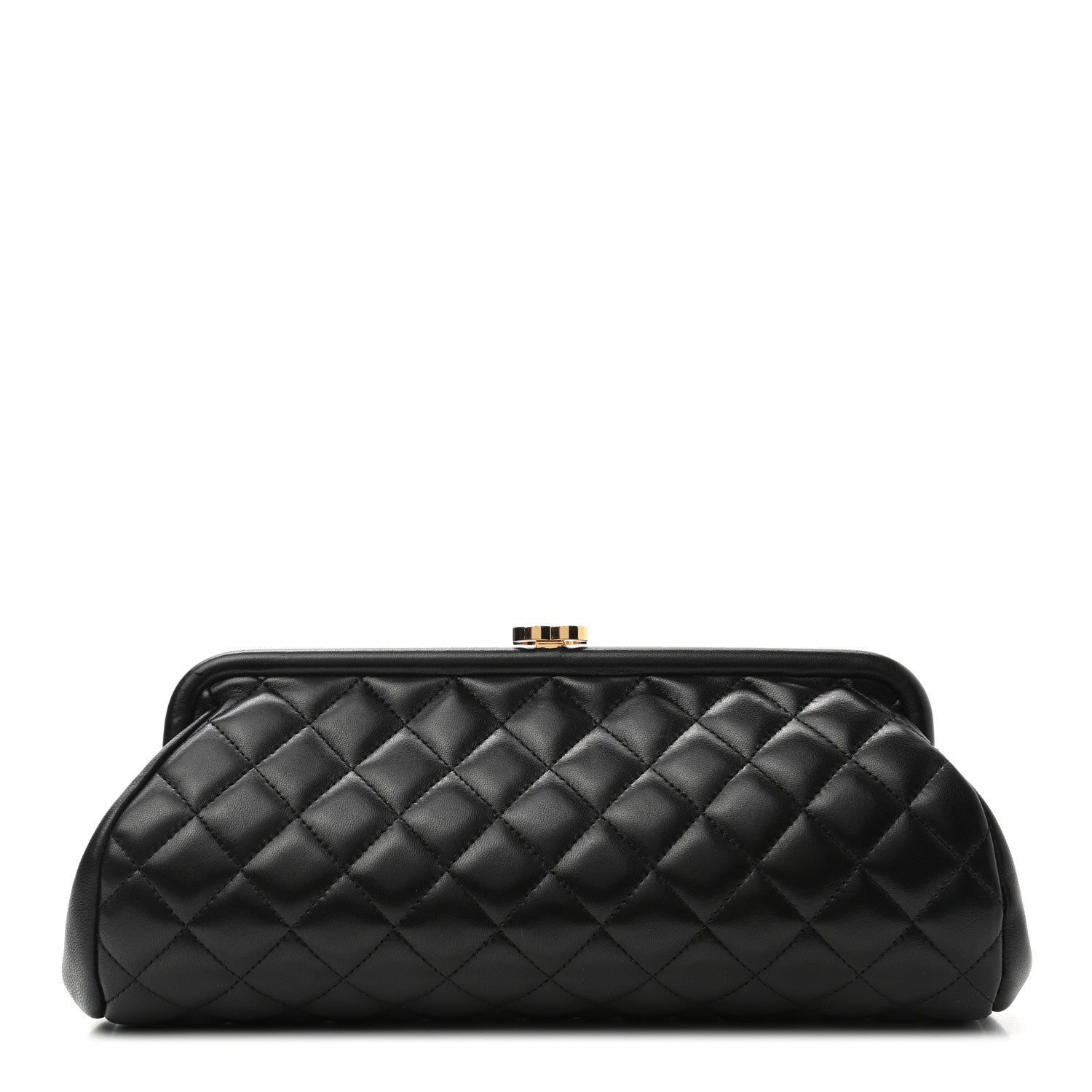 Chanel Lambskin Quilted Timeless Clutch Black 1 of 9