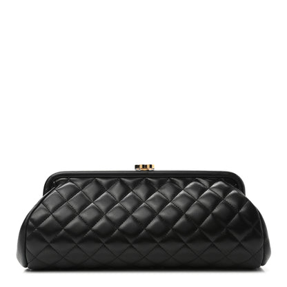 Chanel Lambskin Quilted Timeless Clutch Black 1 of 9