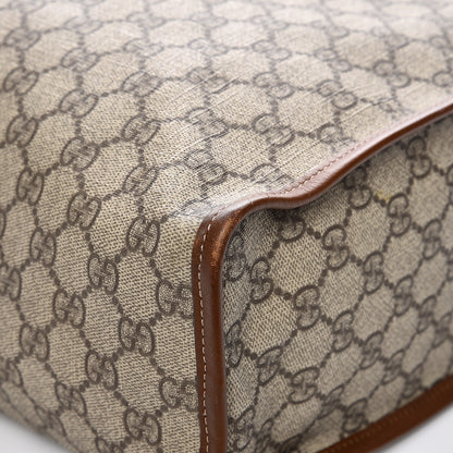 Gucci GG Plus Monogram Large Signature Web Loop Tote Brown 10 of 12