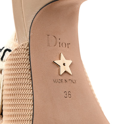 Christian Dior Technical Canvas Ribbon J Adior Slingback 65mm Pumps 36 Powder Nude 8 of 8