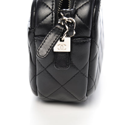 Chanel Lambskin Quilted Small Timeless Camera Case Black 15 of 18