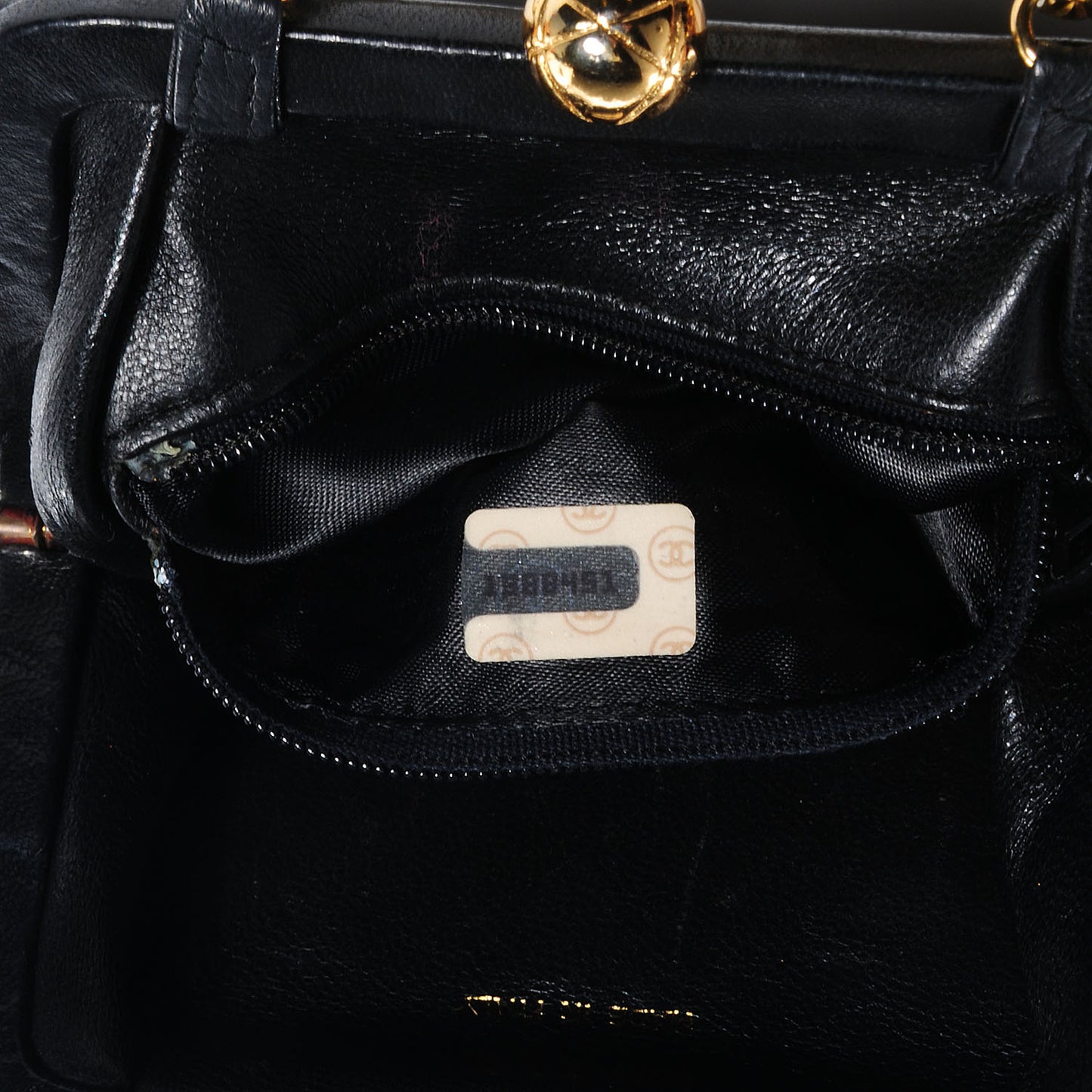 Satin Framed Mini Evening Bag Black