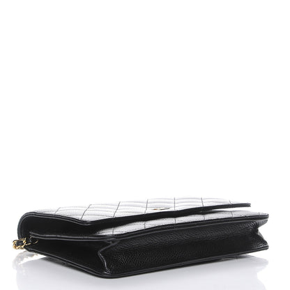 Chanel Caviar Quilted Wallet On Chain WOC Black 4 of 9