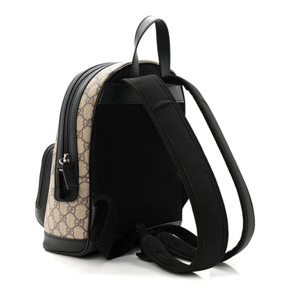 Gucci GG Supreme Monogram Small Eden Day Backpack Black 3 of 10