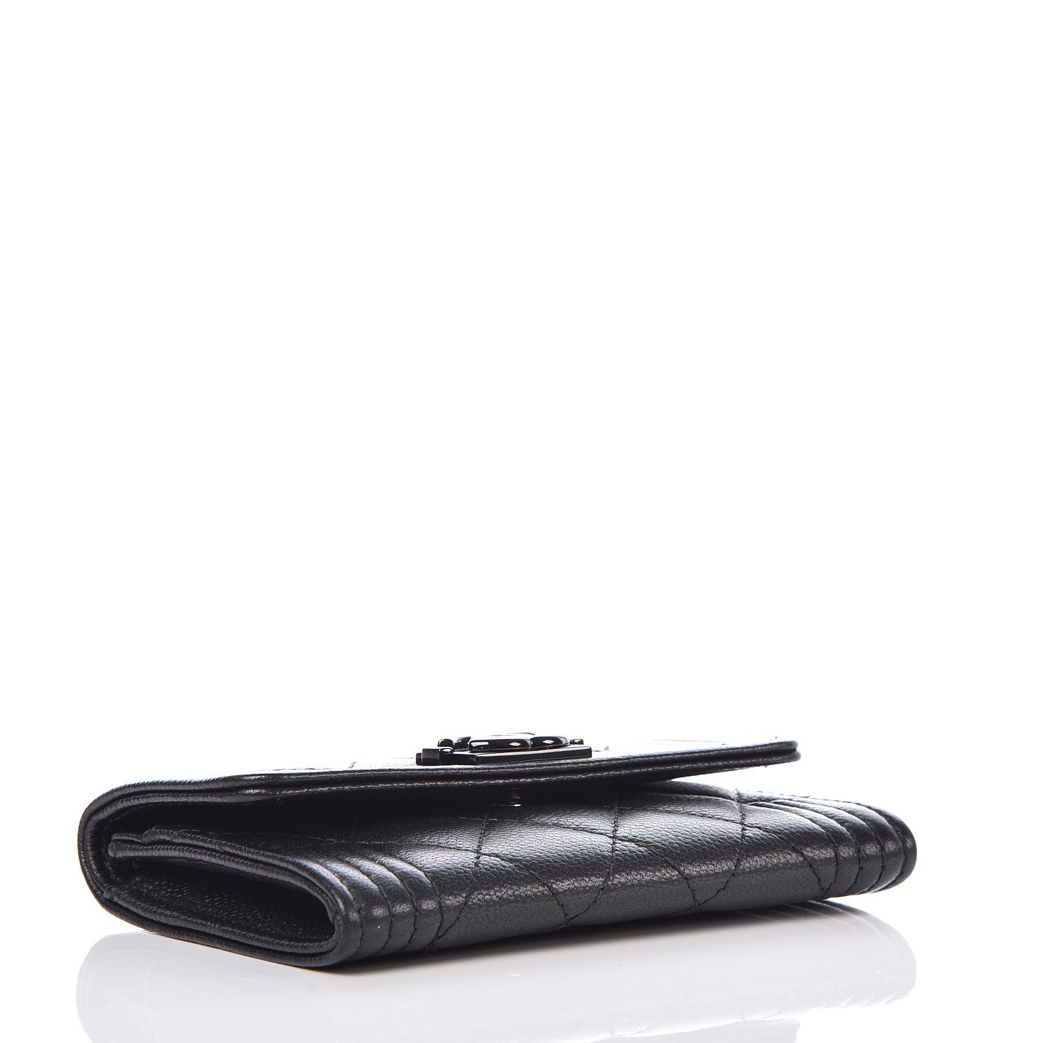 Chanel Caviar Quilted Boy Flap Card Holder So Black 4 of 11