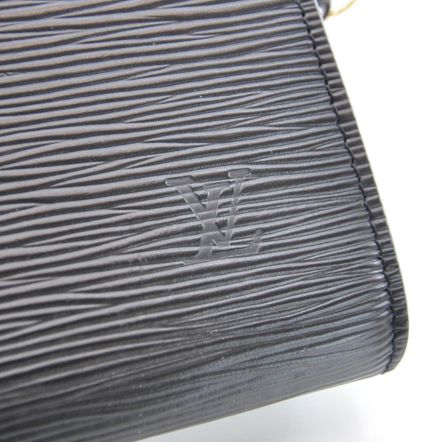Louis Vuitton Epi Pochette Accessories 24 Black 7 of 10