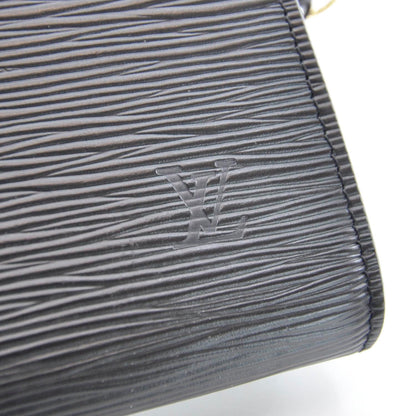 Louis Vuitton Epi Pochette Accessories 24 Black 7 of 10