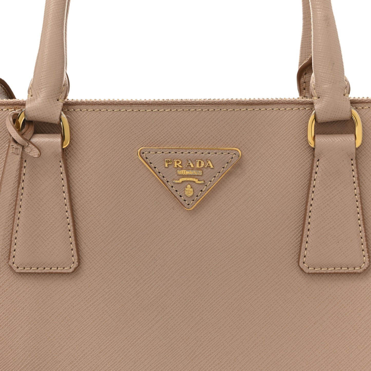 Saffiano Medium Galleria Double Zip Tote Cammeo