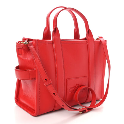 Marc Jacobs Grained Calfskin Medium The Tote Bag True Red 3 of 9