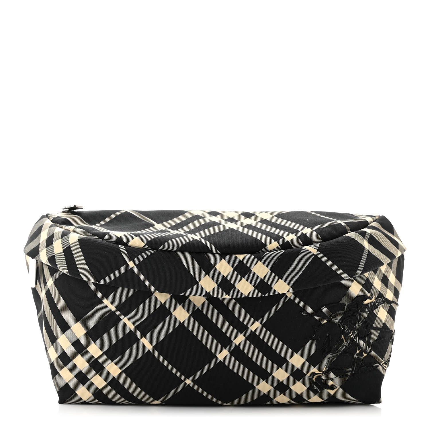 Burberry Check Essential Belt Bag Black Calico 1 of 9
