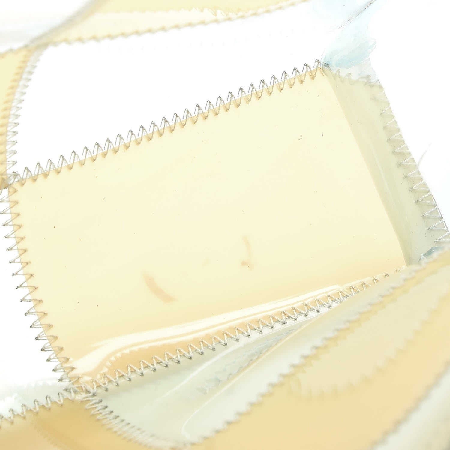 Chanel PVC Stitched Flap Beige Light Blue 8 of 13