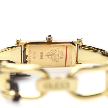 Gucci Stainless Steel 12mm 1500L Horsebit Quartz Watch Gold 5 of 7