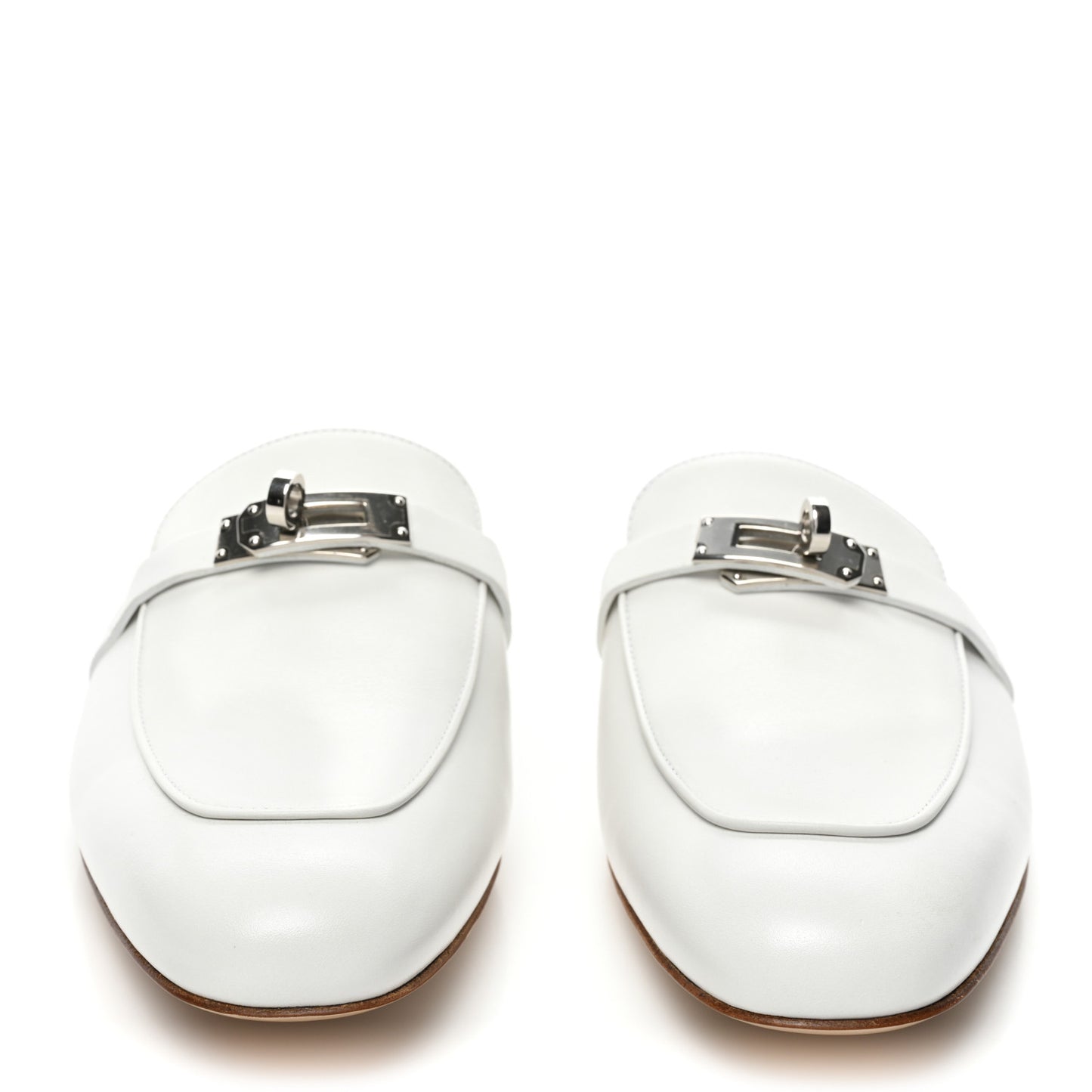 Calfskin Oz Mules 41 White