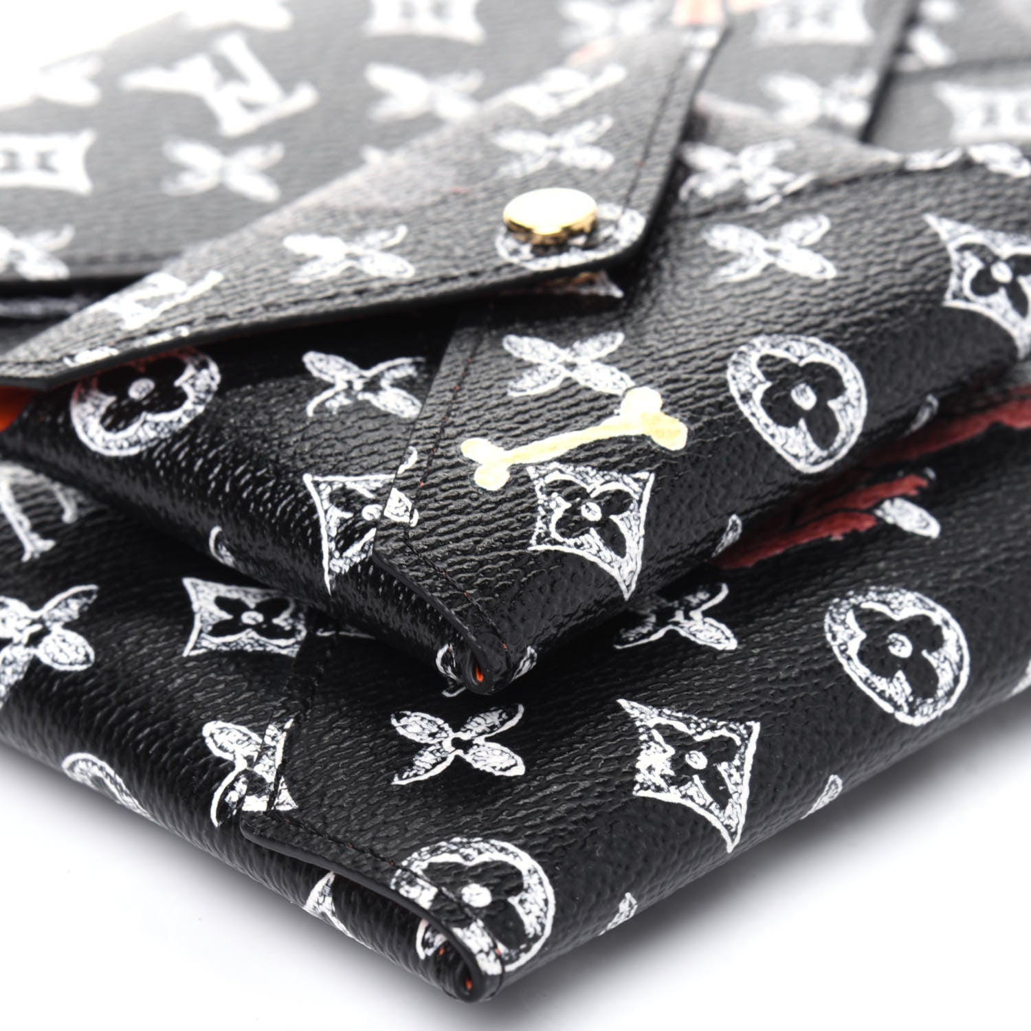 Louis Vuitton Catogram Kirigami Pochette Set Black 6 of 11
