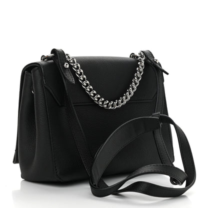 Louis Vuitton Calfskin Lockme II Chain Bag BB Black 3 of 11