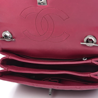 Chanel Lambskin Quilted Small Trendy CC Dual Handle Bag Dark Pink 5 of 10