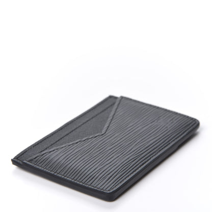Louis Vuitton Epi Neo Porte-Cartes Card Holder Black 3 of 8