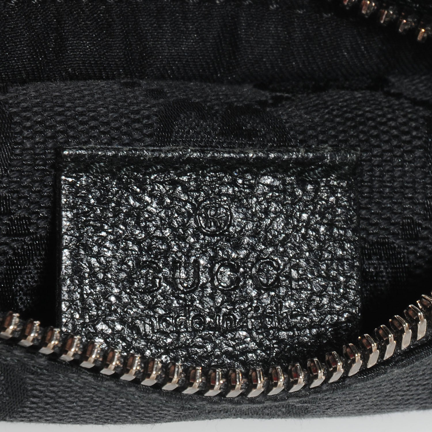 Gucci Monogram Belt Bag Black 9 of 10