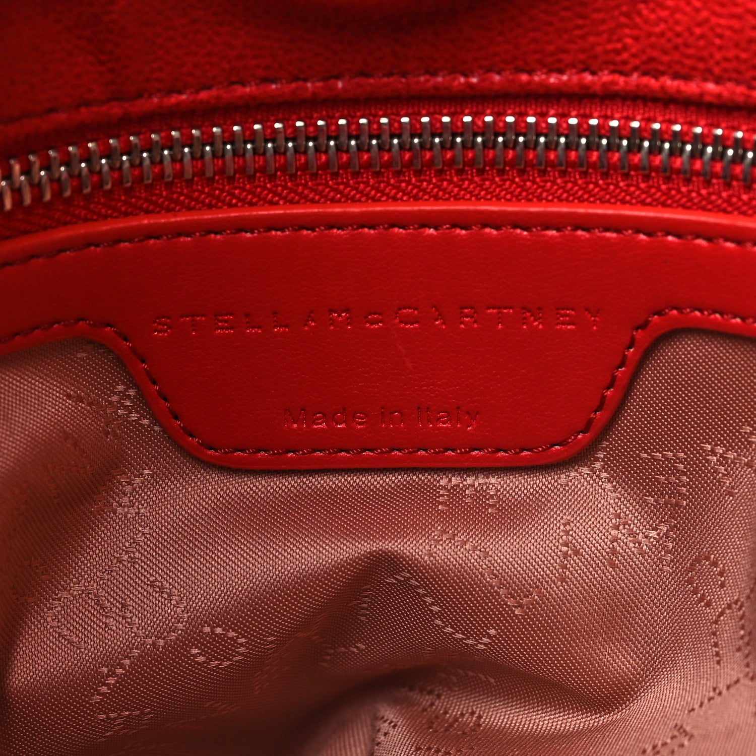 Stella McCartney Shaggy Deer Small Falabella Tote Red 6 of 9