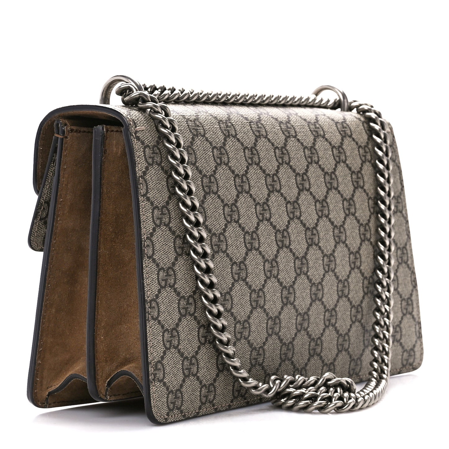 GG Supreme Monogram Small Dionysus Shoulder Bag Taupe