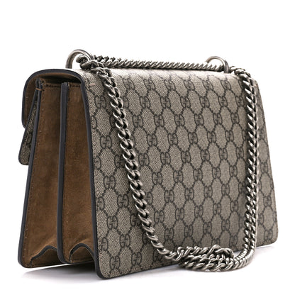 Gucci GG Supreme Monogram Small Dionysus Shoulder Bag Taupe 3 of 12