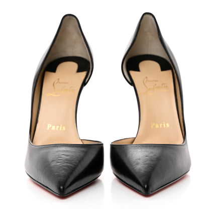 Christian Louboutin Shiny Nappa Iriza 100 Pumps 39 Black 2 of 9