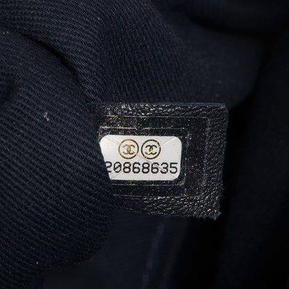 Chanel Denim Deauville Bowling Bag Dark Blue 7 of 8