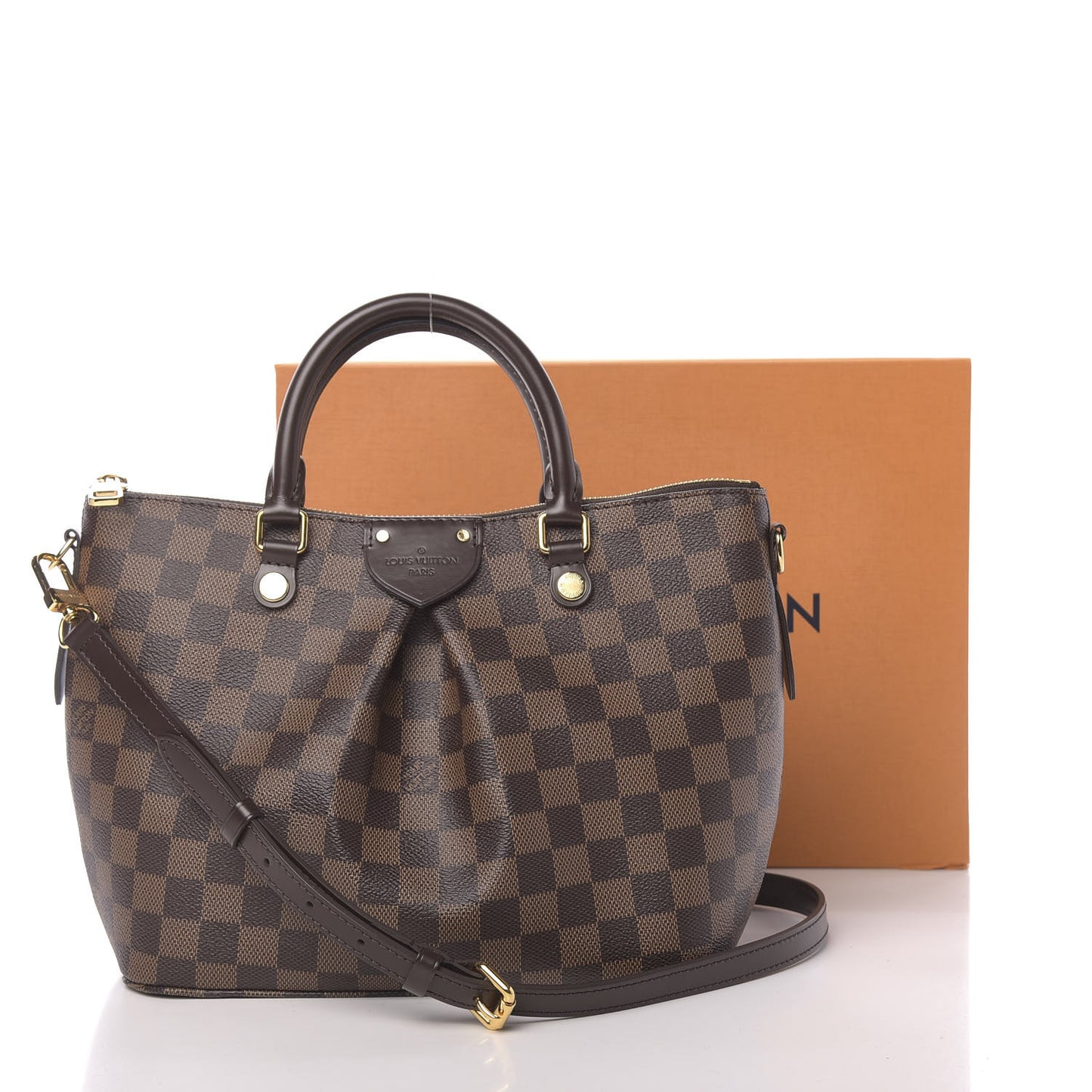 Damier Ebene Siena PM