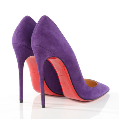 Christian Louboutin Suede So Kate 120 Pumps 38 Violet 4 of 8