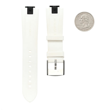 Louis Vuitton Rubber Monogram Tambour Watch Strap White 2 of 4