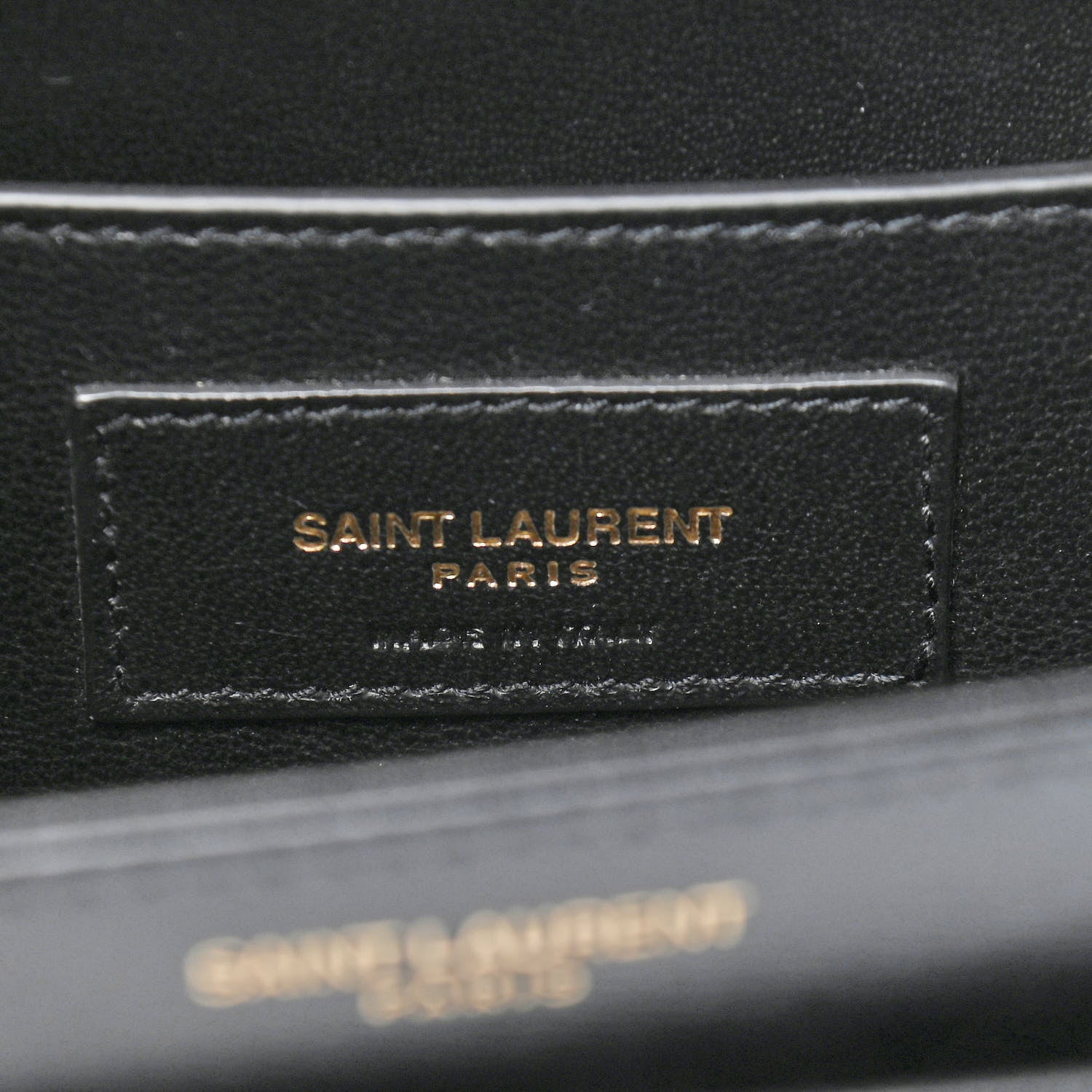 Saint Laurent Calfskin Medium Le 61 Shoulder Bag Black 5 of 8