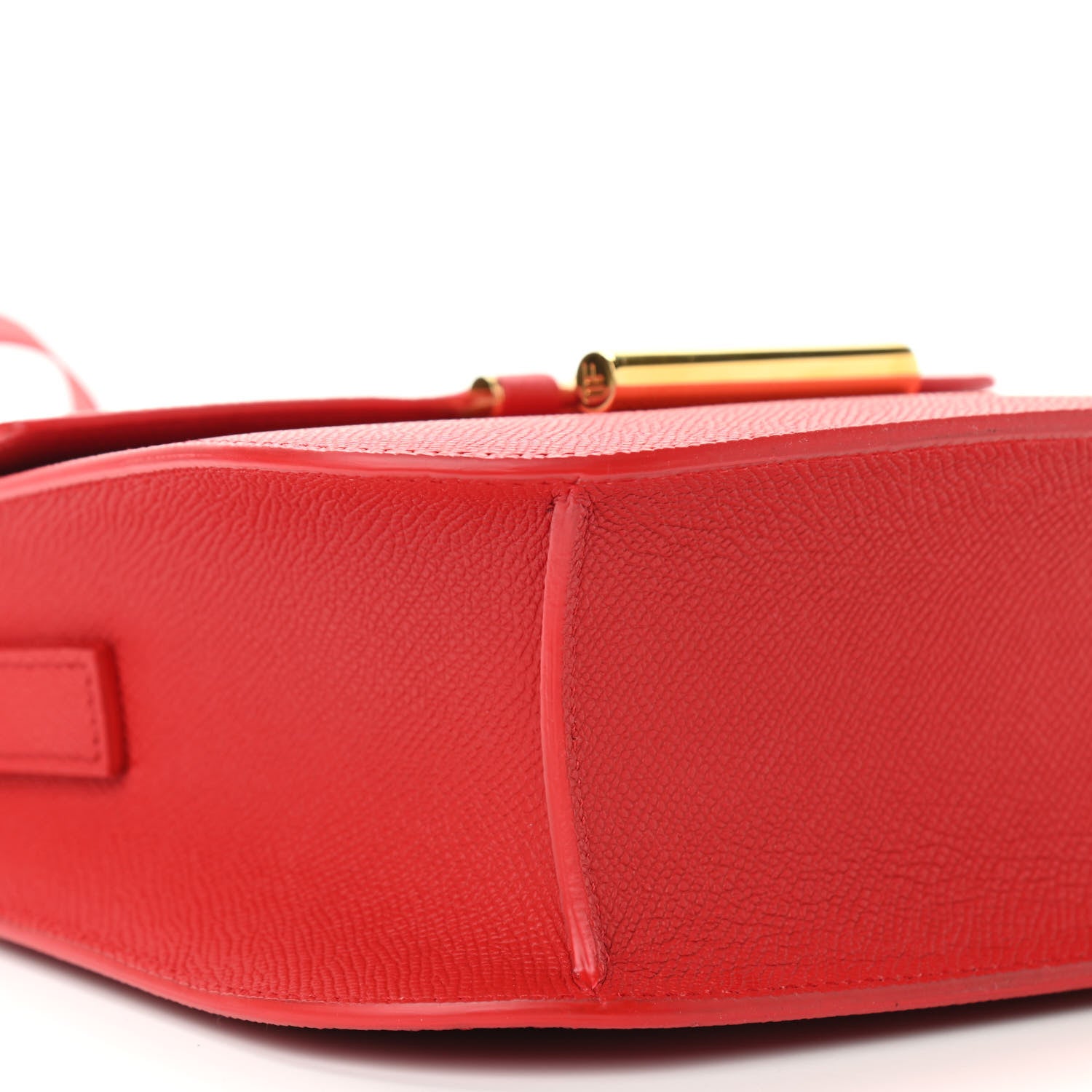 Tom Ford Grained Calfskin Mini T Clasp Tara Crossbody Bag Red 8 of 11