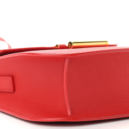 Tom Ford Grained Calfskin Mini T Clasp Tara Crossbody Bag Red 8 of 11