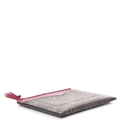Louis Vuitton Monogram Zipped Card Holder Fuchsia 4 of 7