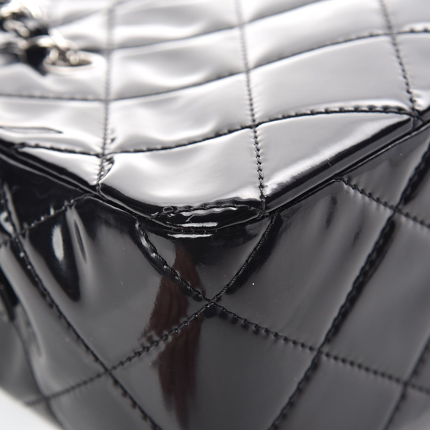 Vinyl Quilted In The Business Tote Black