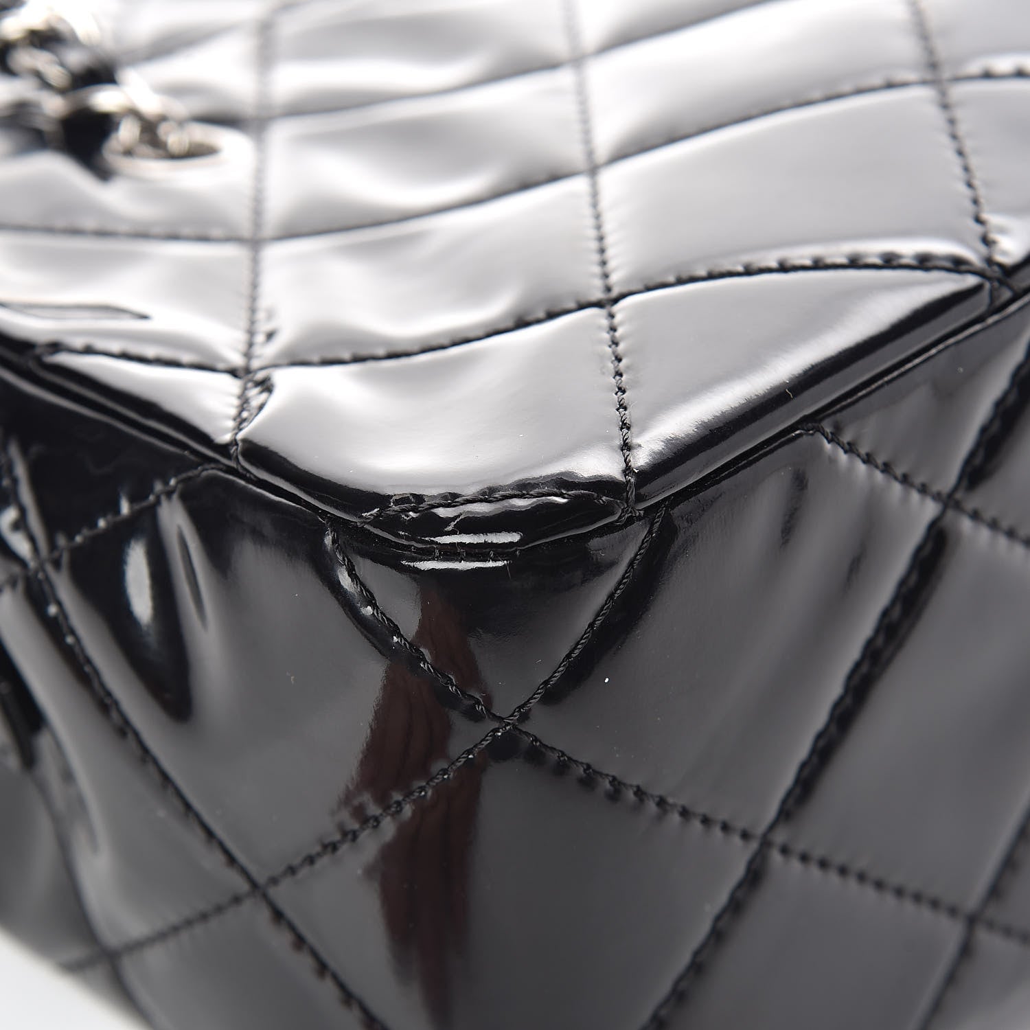 Chanel Vinyl Quilted In The Business Tote Black 12 of 14