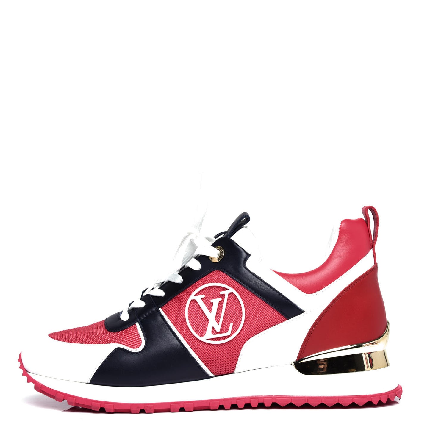 Calfskin Run Away Sneakers 37.5 Framboise Pink